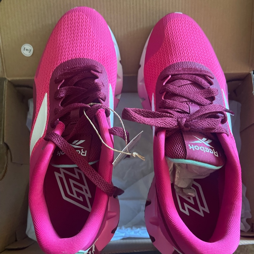 Reebok Zig Dynamica 2.0 Girls Big Kid Size 5 - Picture 7 of 8